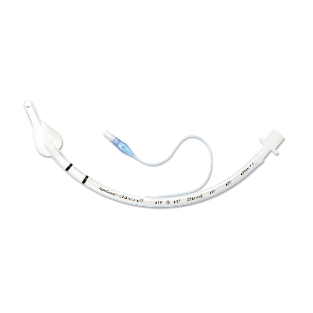 Endotraqueal Taperguard com Cuff de Formato Cônico